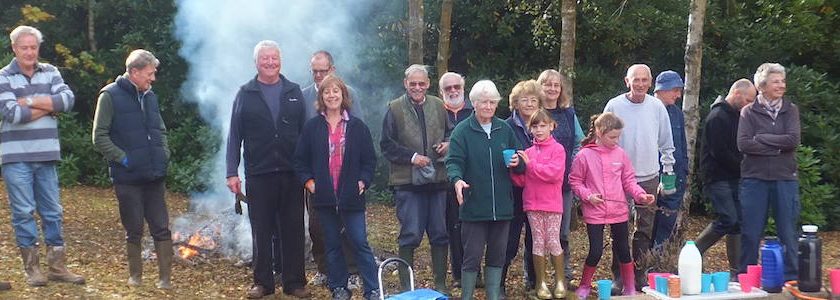 Bonfire at Sandgate park